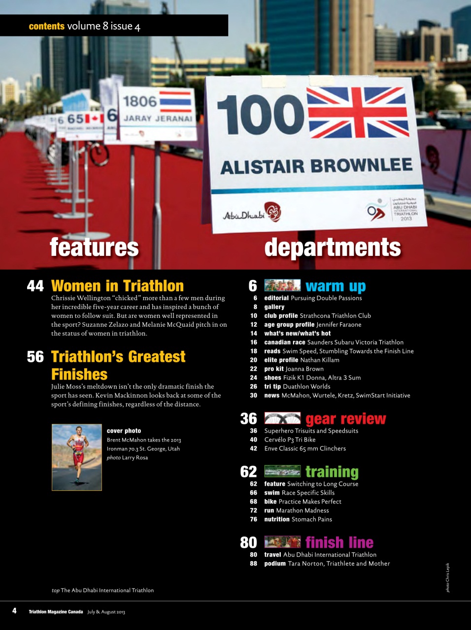 Triathlon Magazine Canada Preview Pages