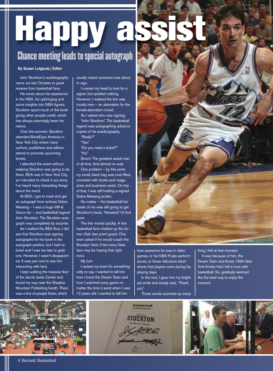 Beckett Basketball Magazine Preview Pages