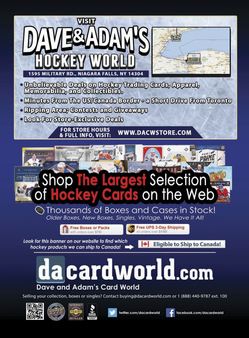Beckett Hockey Magazine Preview Pages