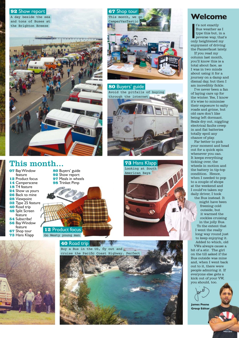 VW Camper Preview Pages
