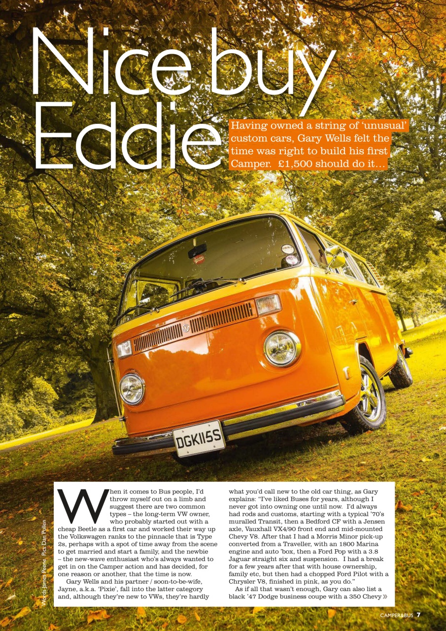 VW Camper Preview Pages
