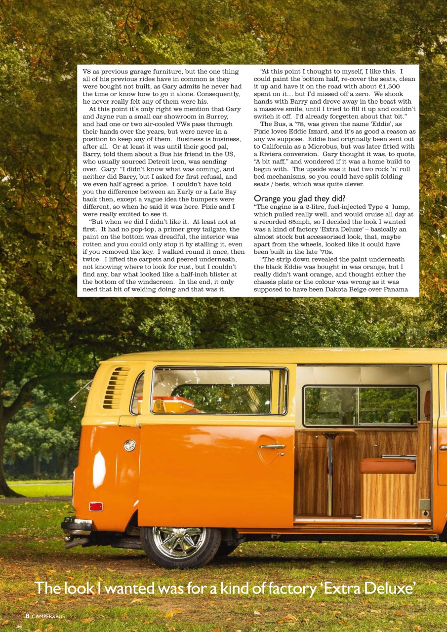 VW Camper Preview Pages