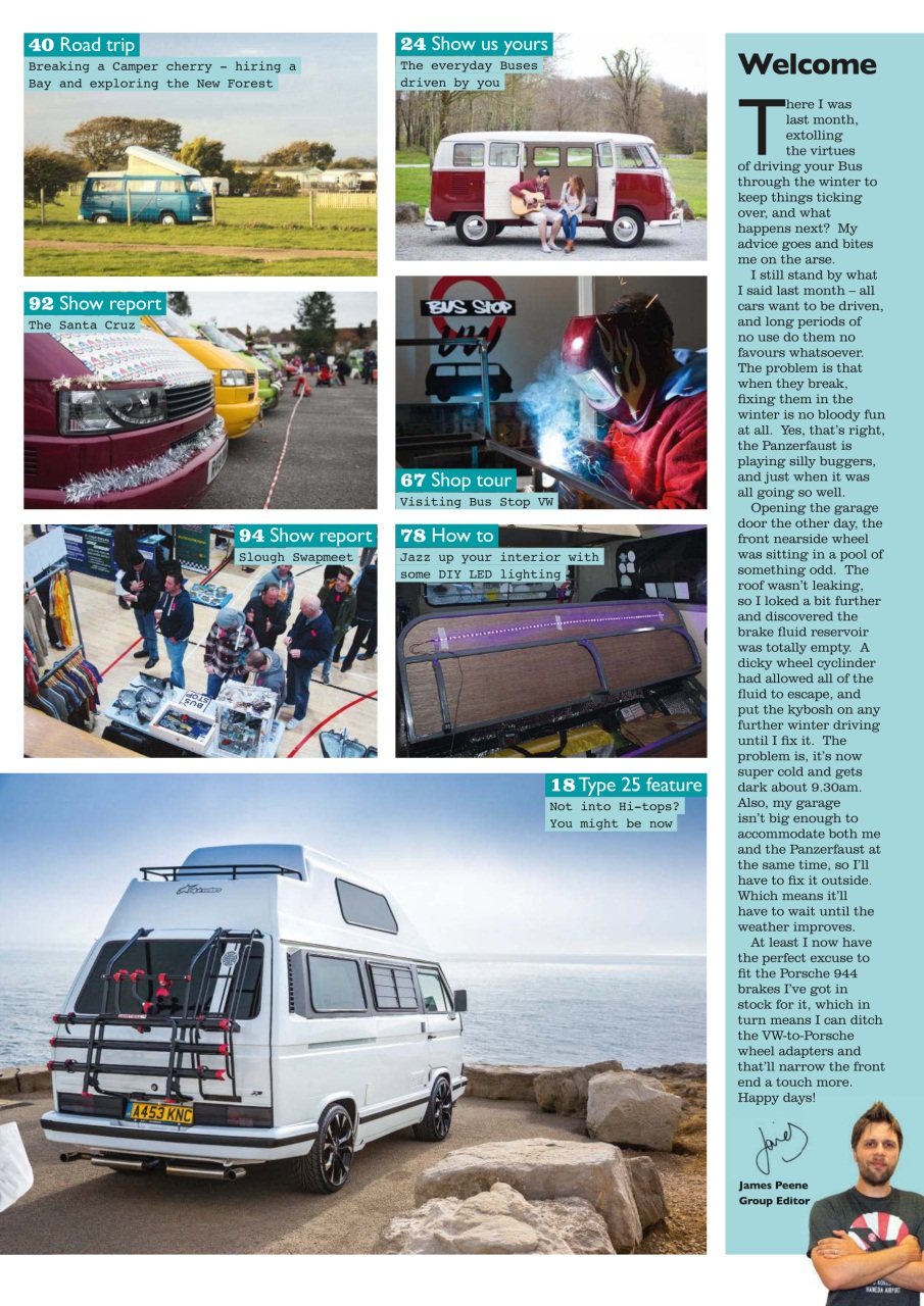VW Camper Preview Pages