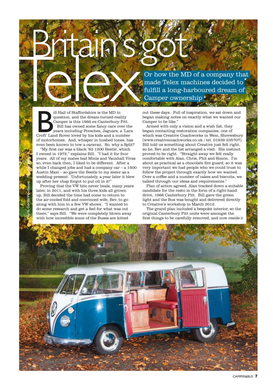 VW Camper Preview Pages