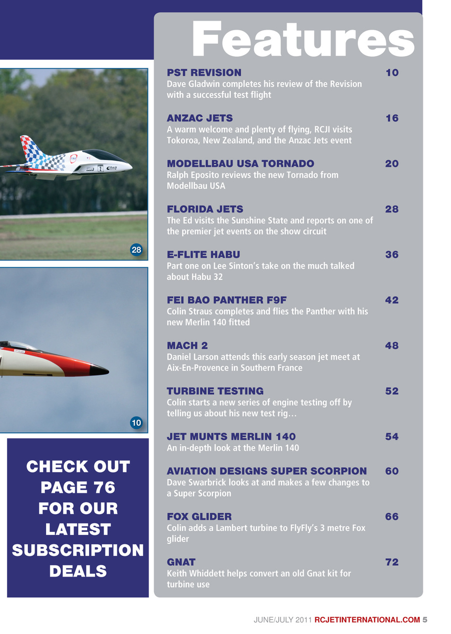 RC Jet International Preview Pages