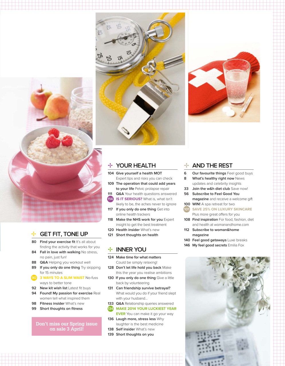 Woman&Home Feel Good You Preview Pages