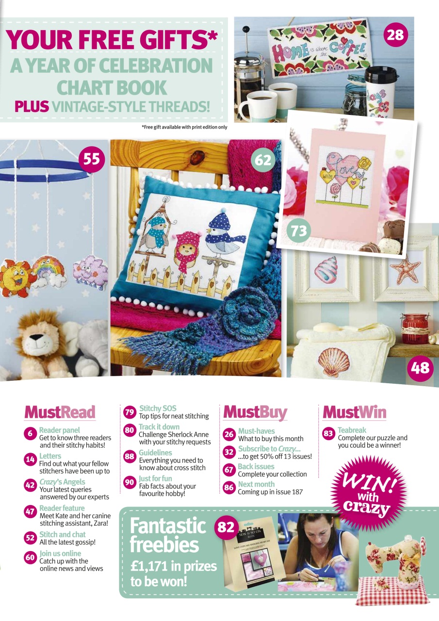 Cross Stitch Crazy Preview Pages