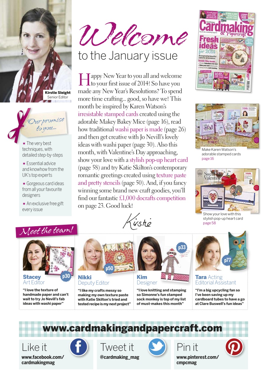 Cardmaking & Papercraft Preview Pages