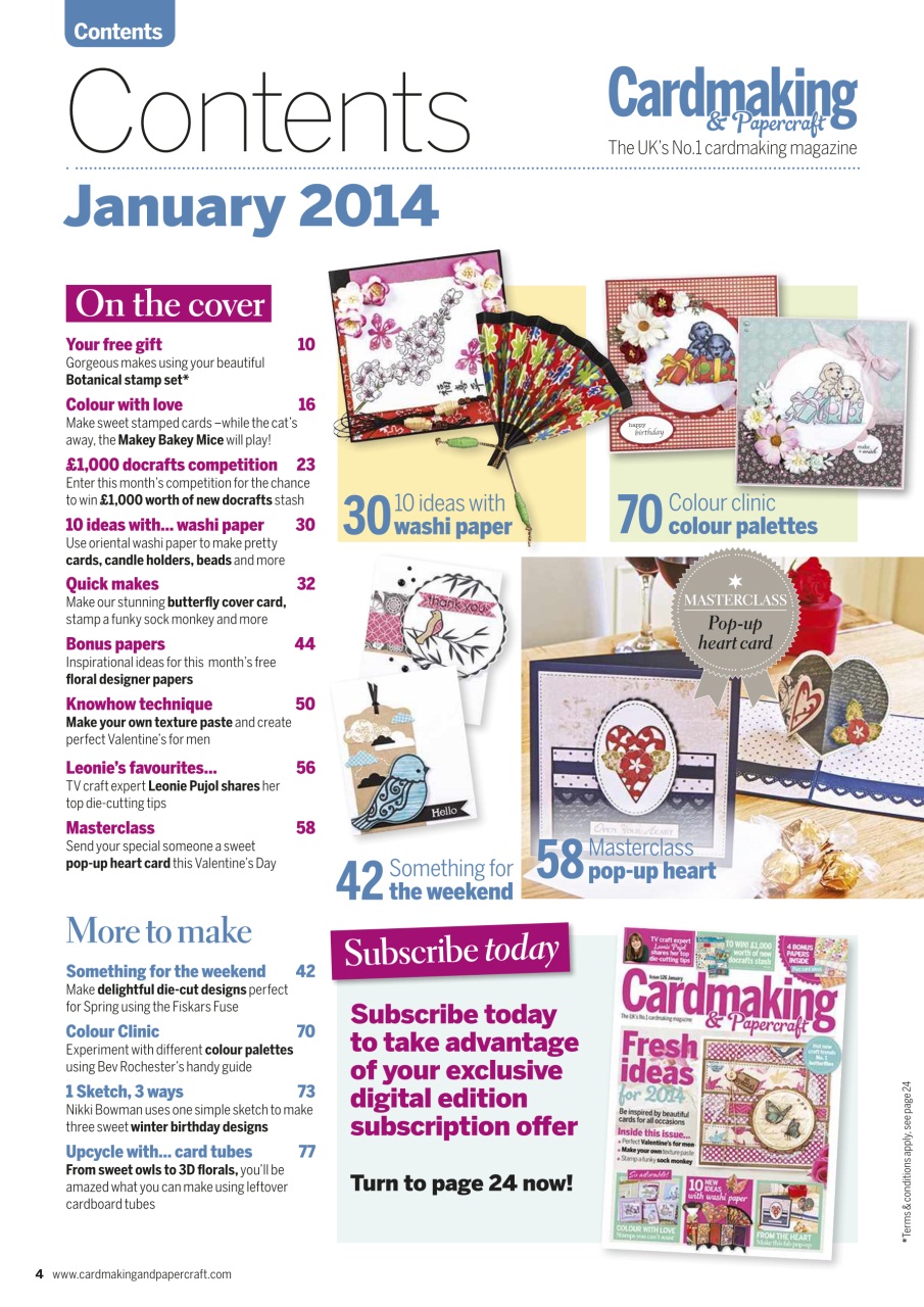 Cardmaking & Papercraft Preview Pages