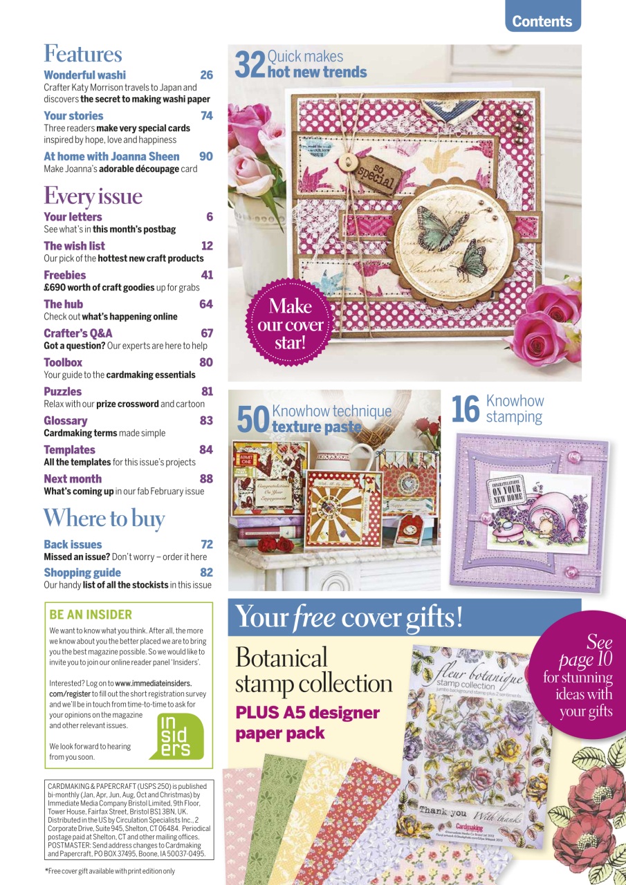 Cardmaking & Papercraft Preview Pages
