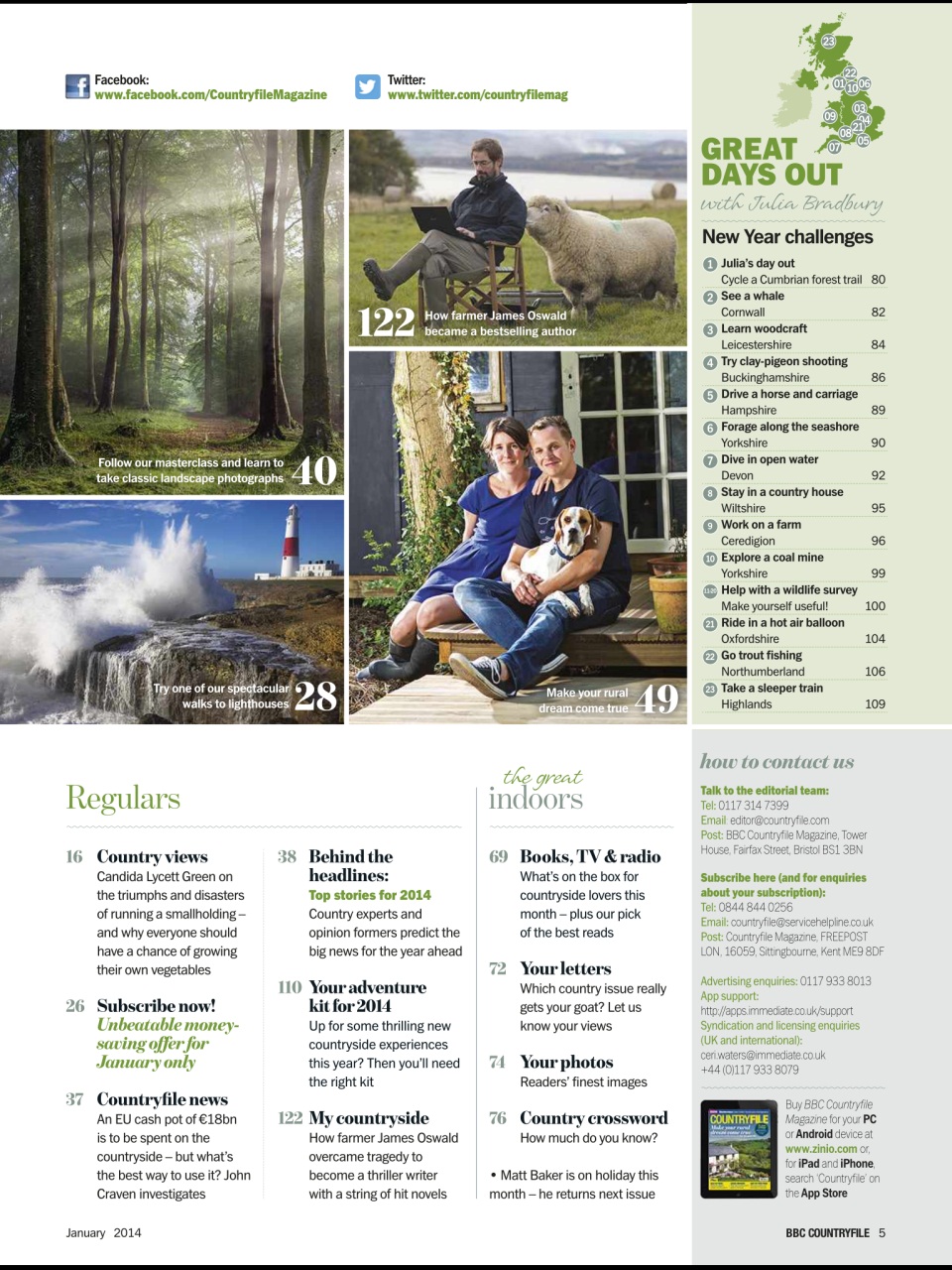 BBC Countryfile Magazine Preview Pages