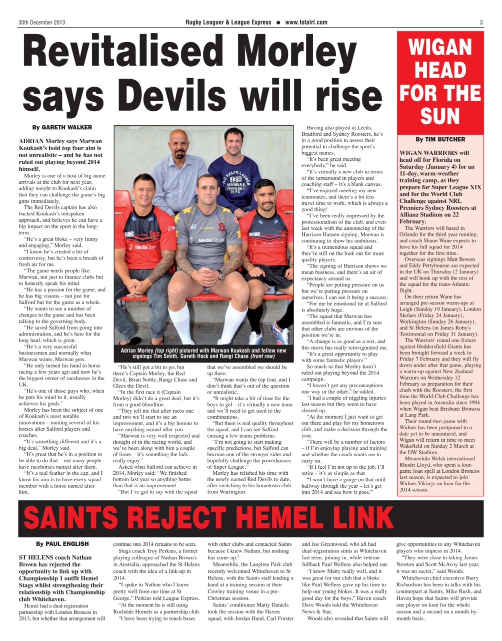 League Express Preview Pages