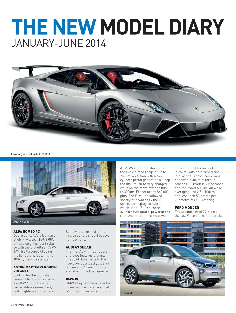Australian New Car & SUV Buyers Guide Preview Pages