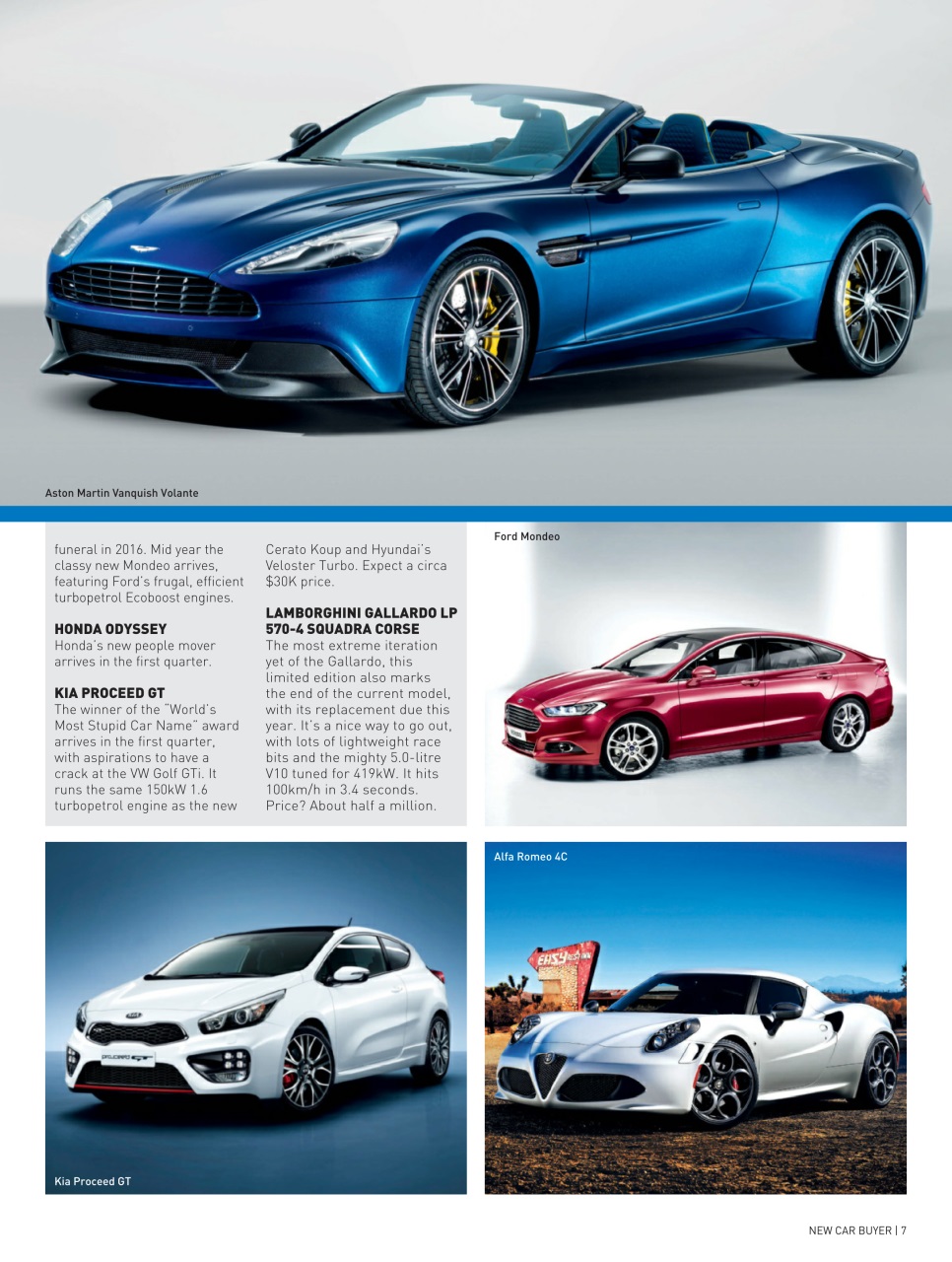 Australian New Car & SUV Buyers Guide Preview Pages