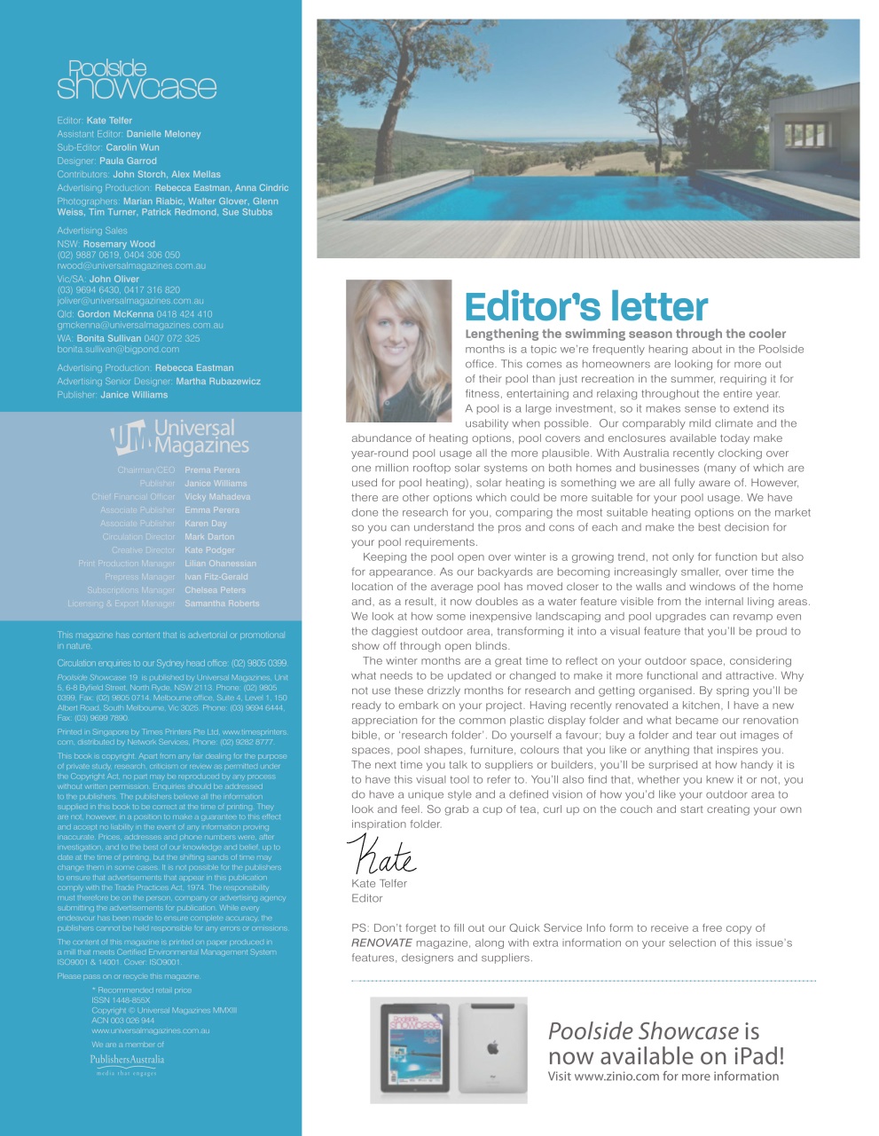 Poolside Showcase Preview Pages