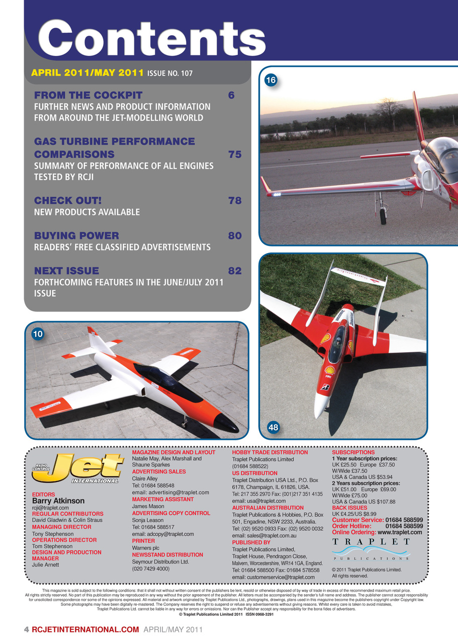 RC Jet International Preview Pages