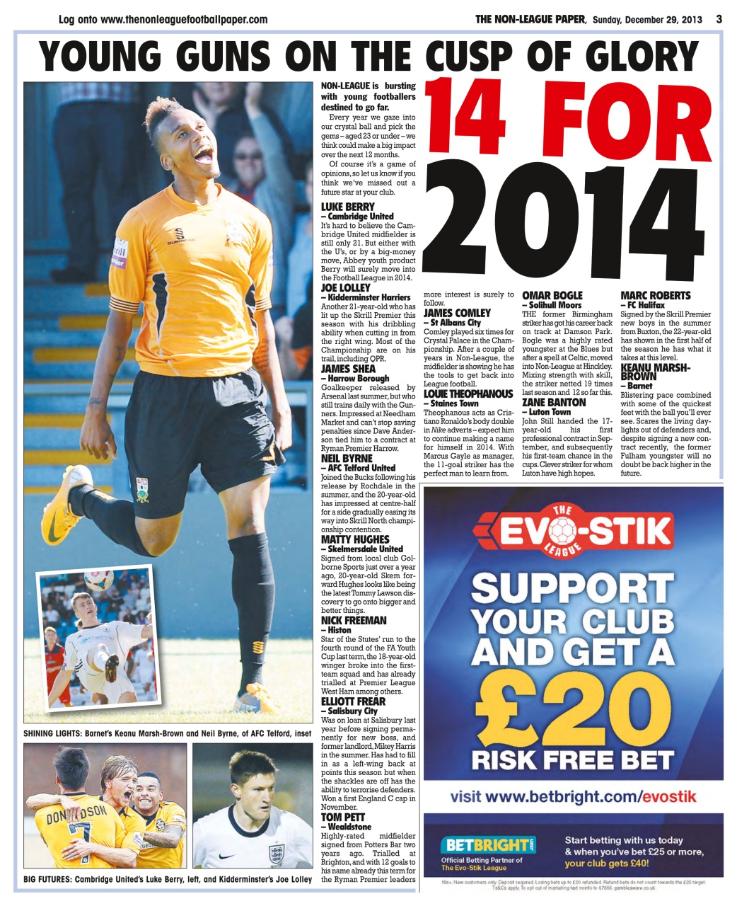 The Non-League Football Paper Preview Pages