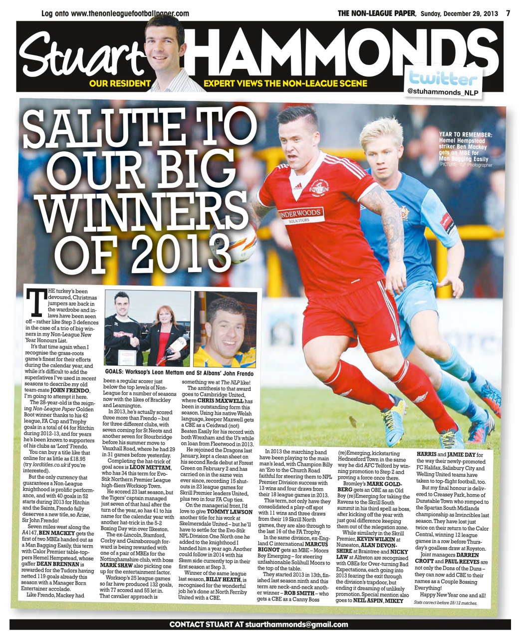 The Non-League Football Paper Preview Pages
