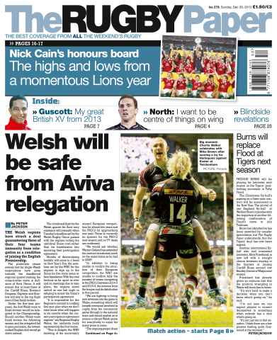 The Rugby Paper issue 29th December 2013