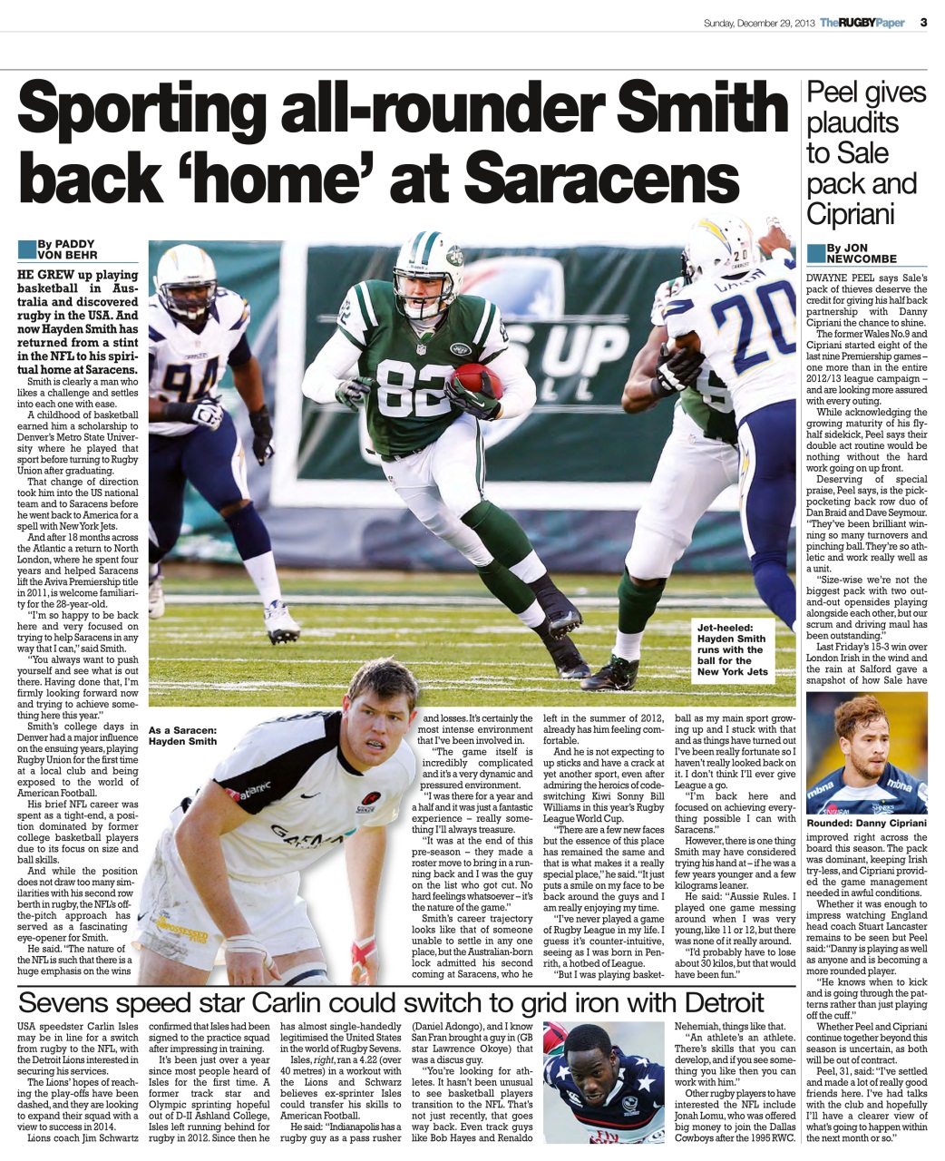 The Rugby Paper Preview Pages