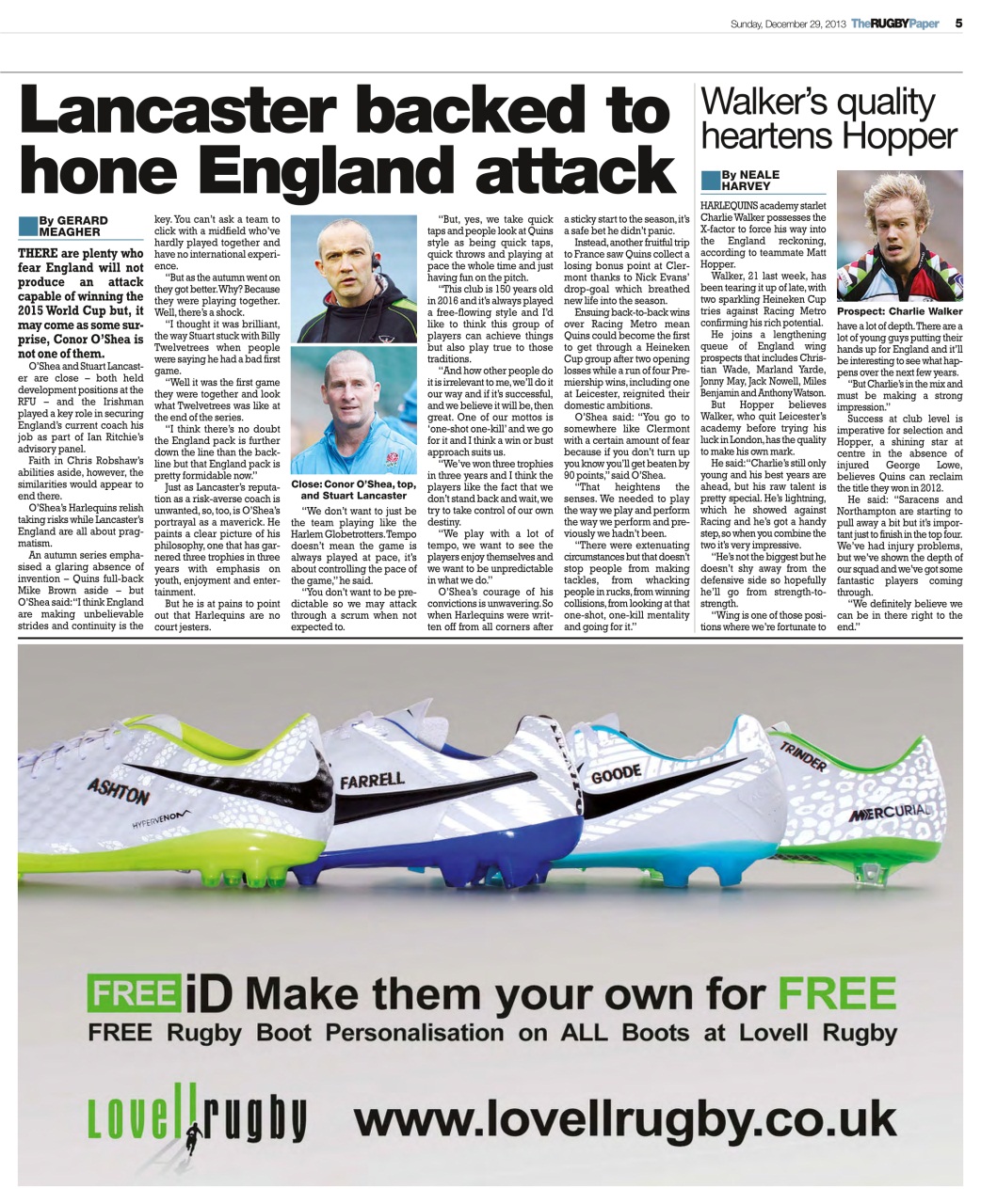 The Rugby Paper Preview Pages