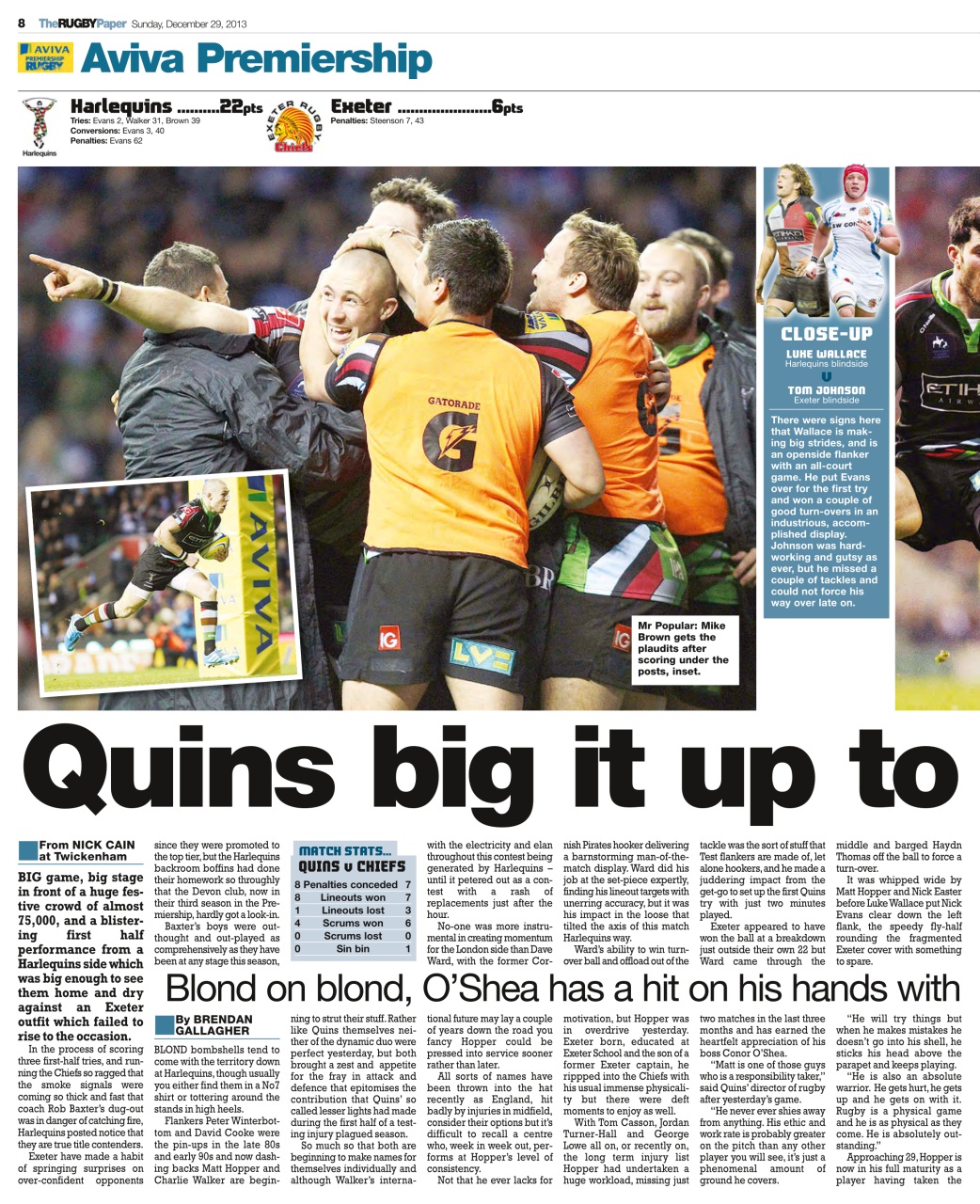 The Rugby Paper Preview Pages