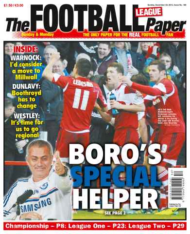The Football League Paper issue 29th December 2013