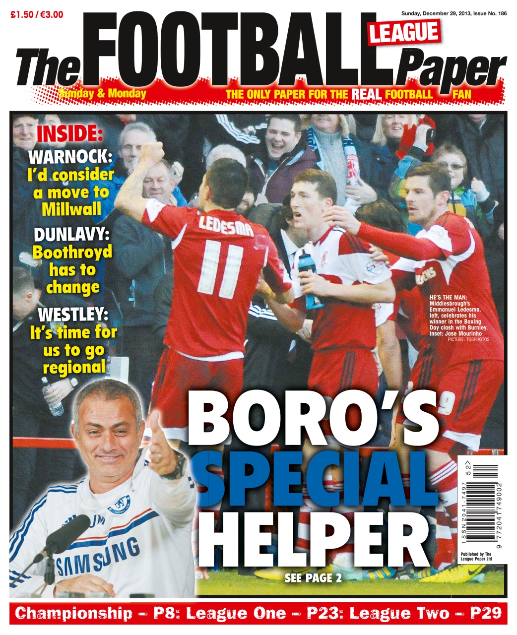 The Football League Paper Preview Pages