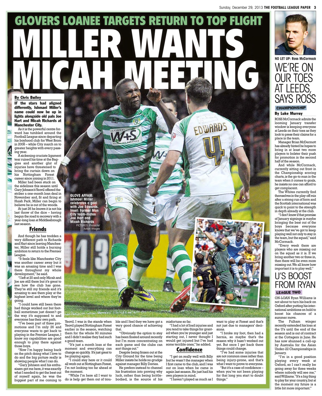 The Football League Paper Preview Pages