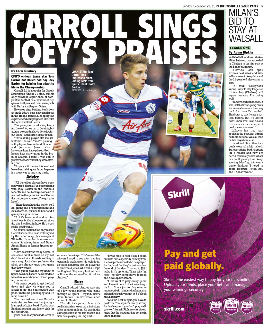 The Football League Paper Preview Pages