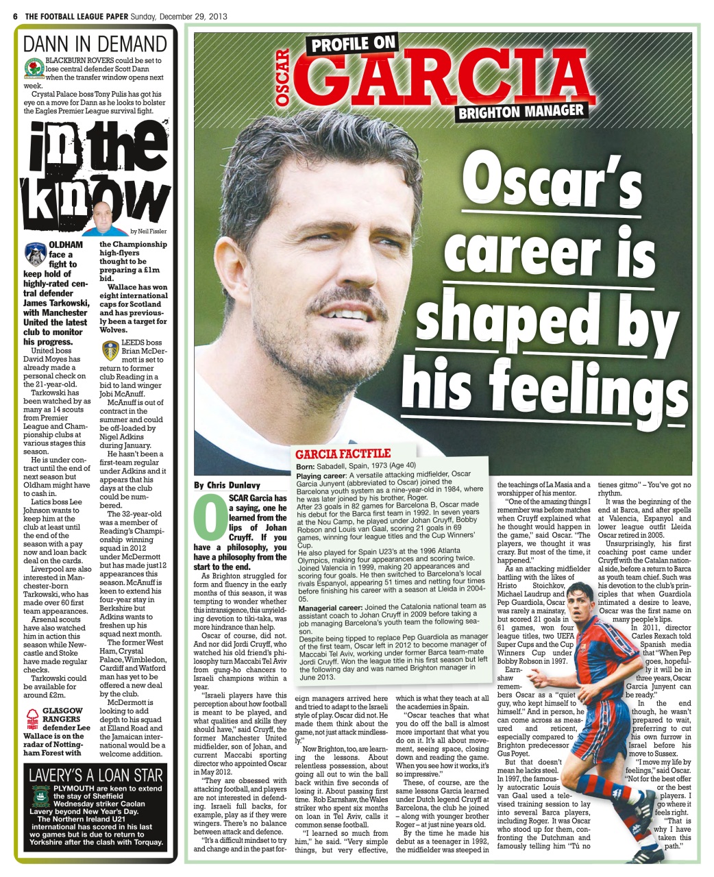 The Football League Paper Preview Pages