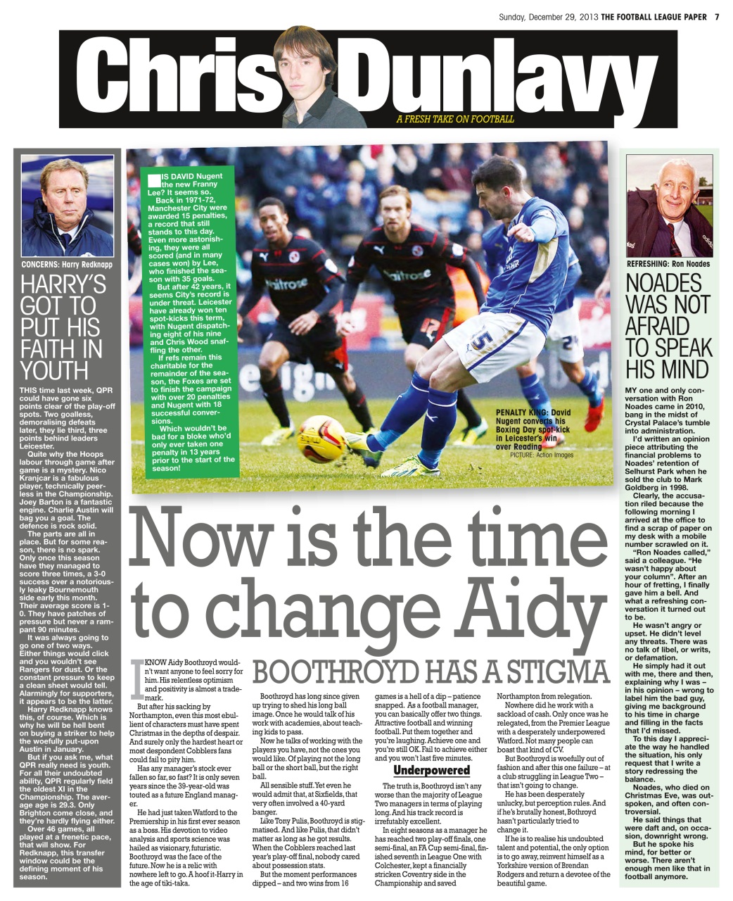 The Football League Paper Preview Pages