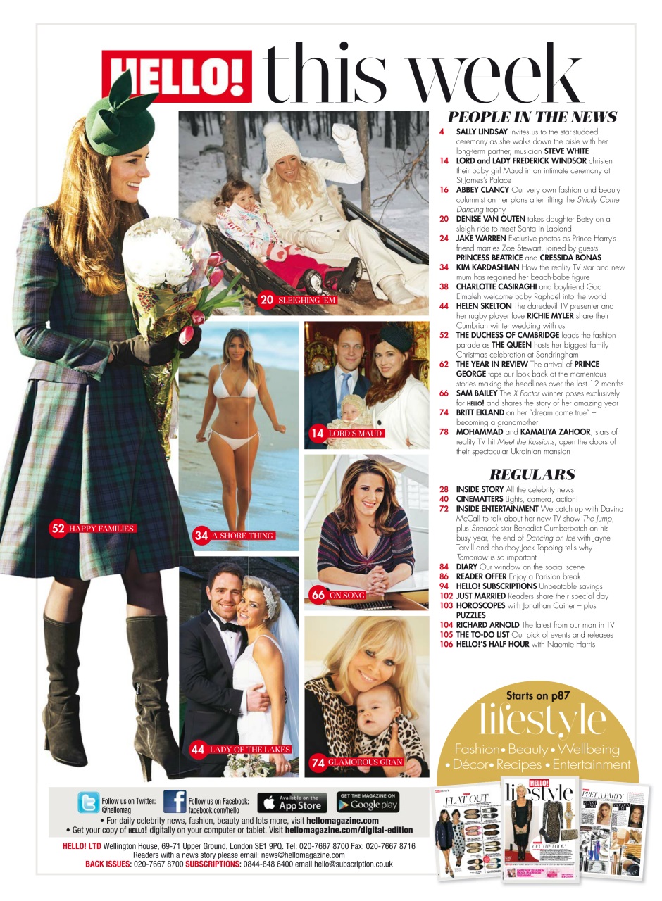 Hello! Magazine Preview Pages