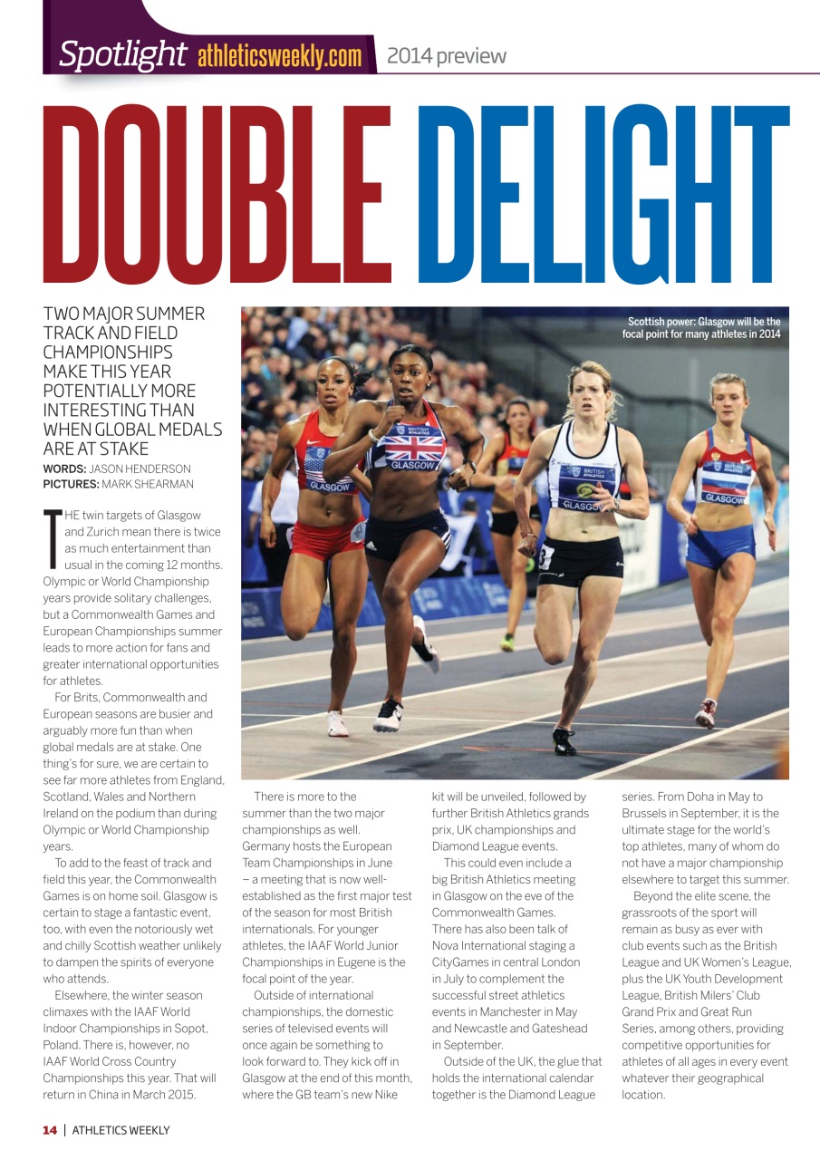 AW – Athletics Weekly Magazine Preview Pages