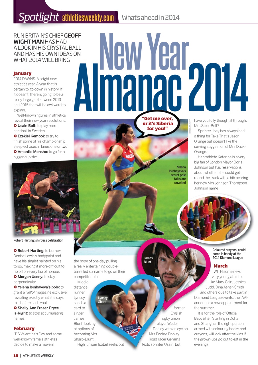 AW – Athletics Weekly Magazine Preview Pages