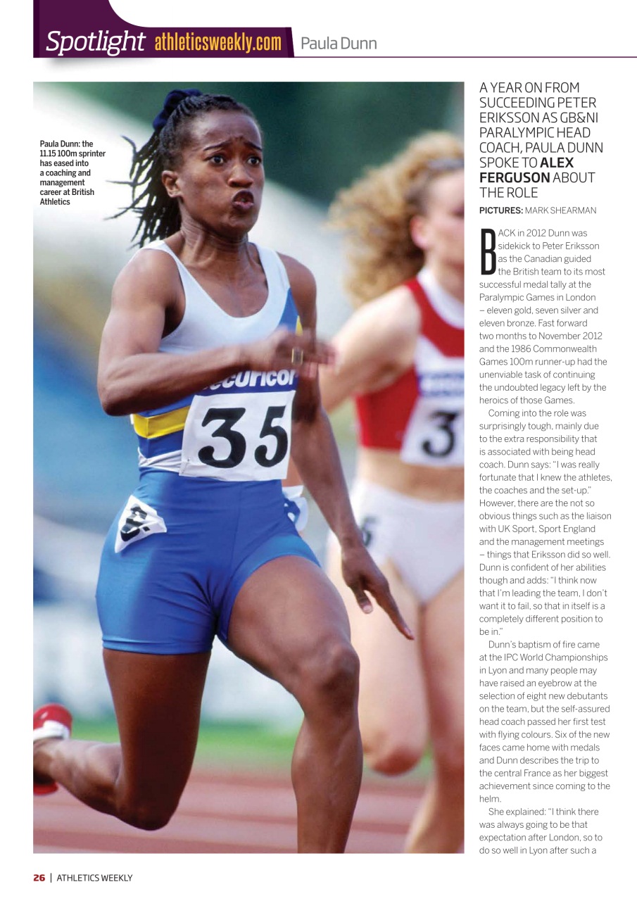AW – Athletics Weekly Magazine Preview Pages