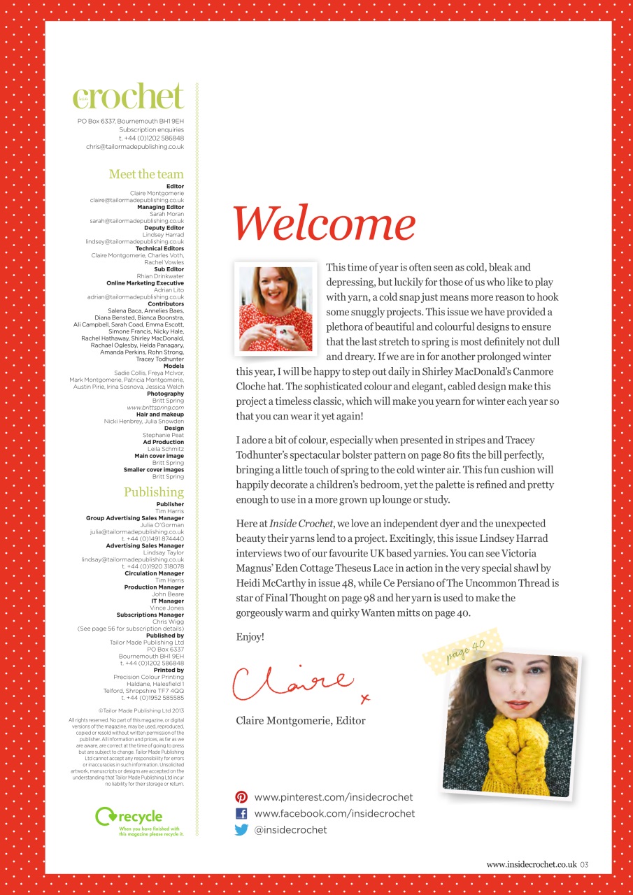 Inside Crochet Preview Pages