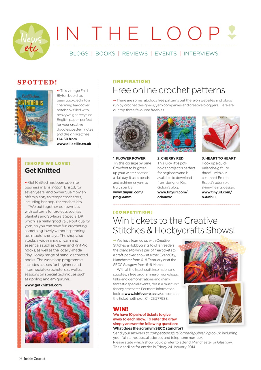 Inside Crochet Preview Pages