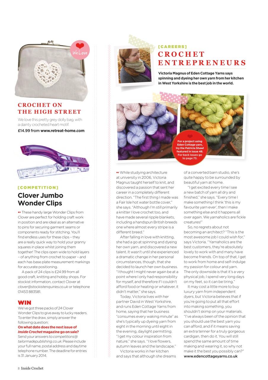 Inside Crochet Preview Pages