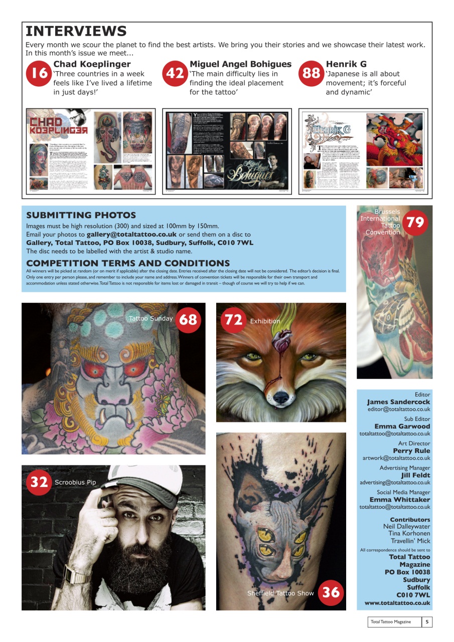 Total Tattoo Preview Pages