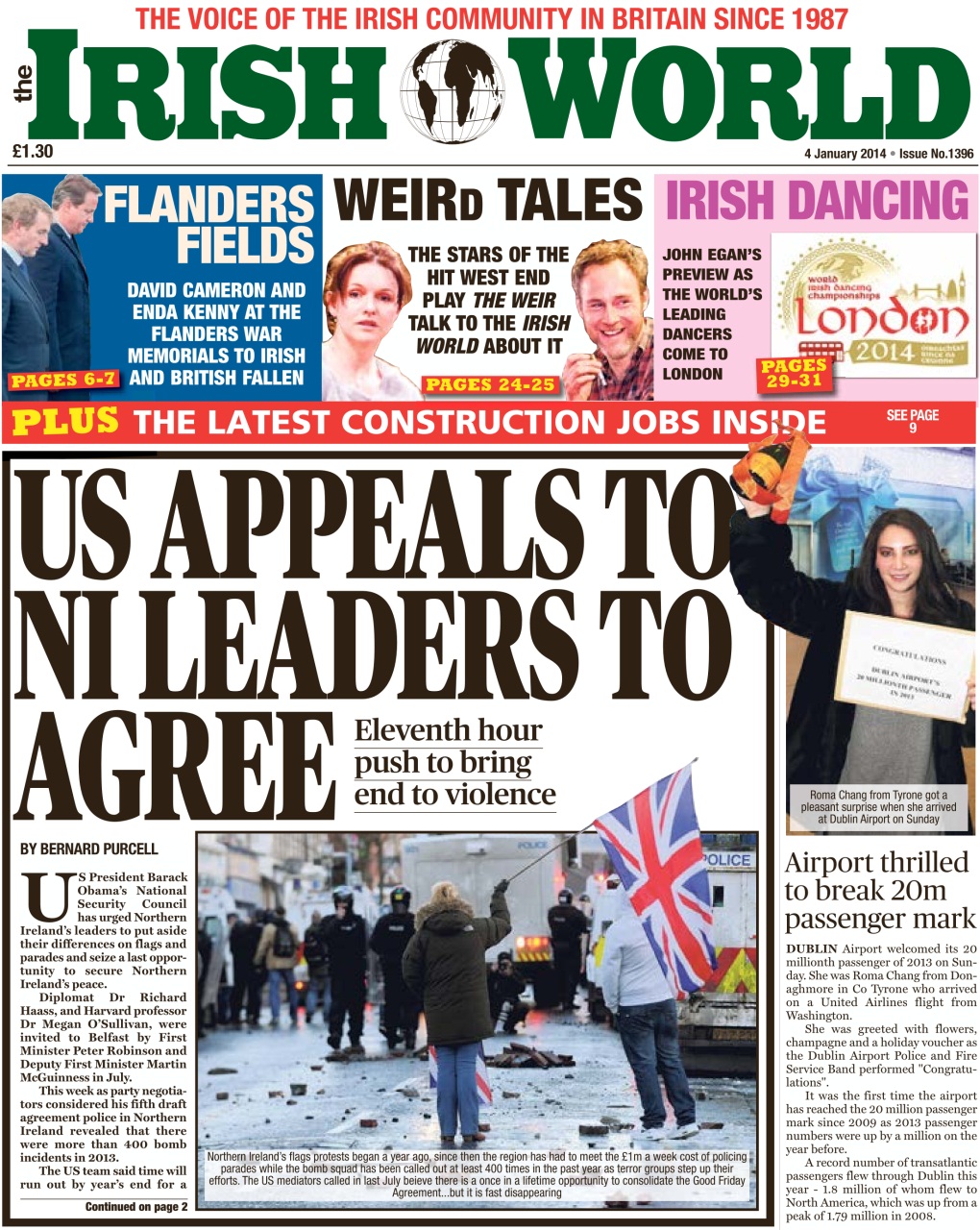 Irish World Preview Pages