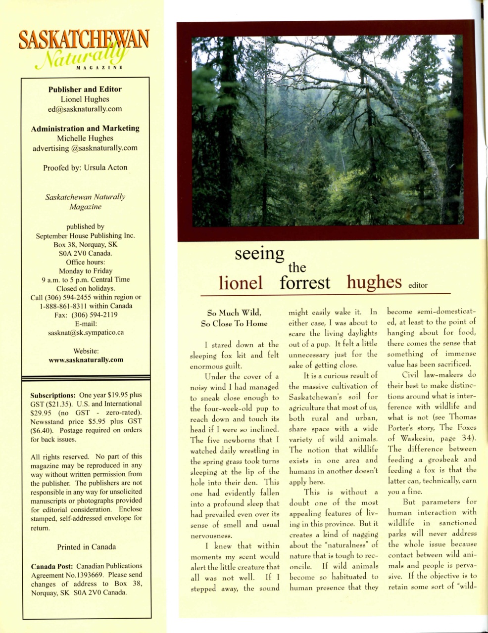 Prairies North Magazine Preview Pages