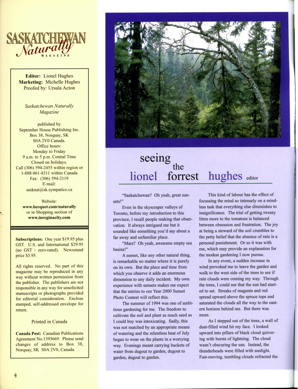 Prairies North Magazine Preview Pages