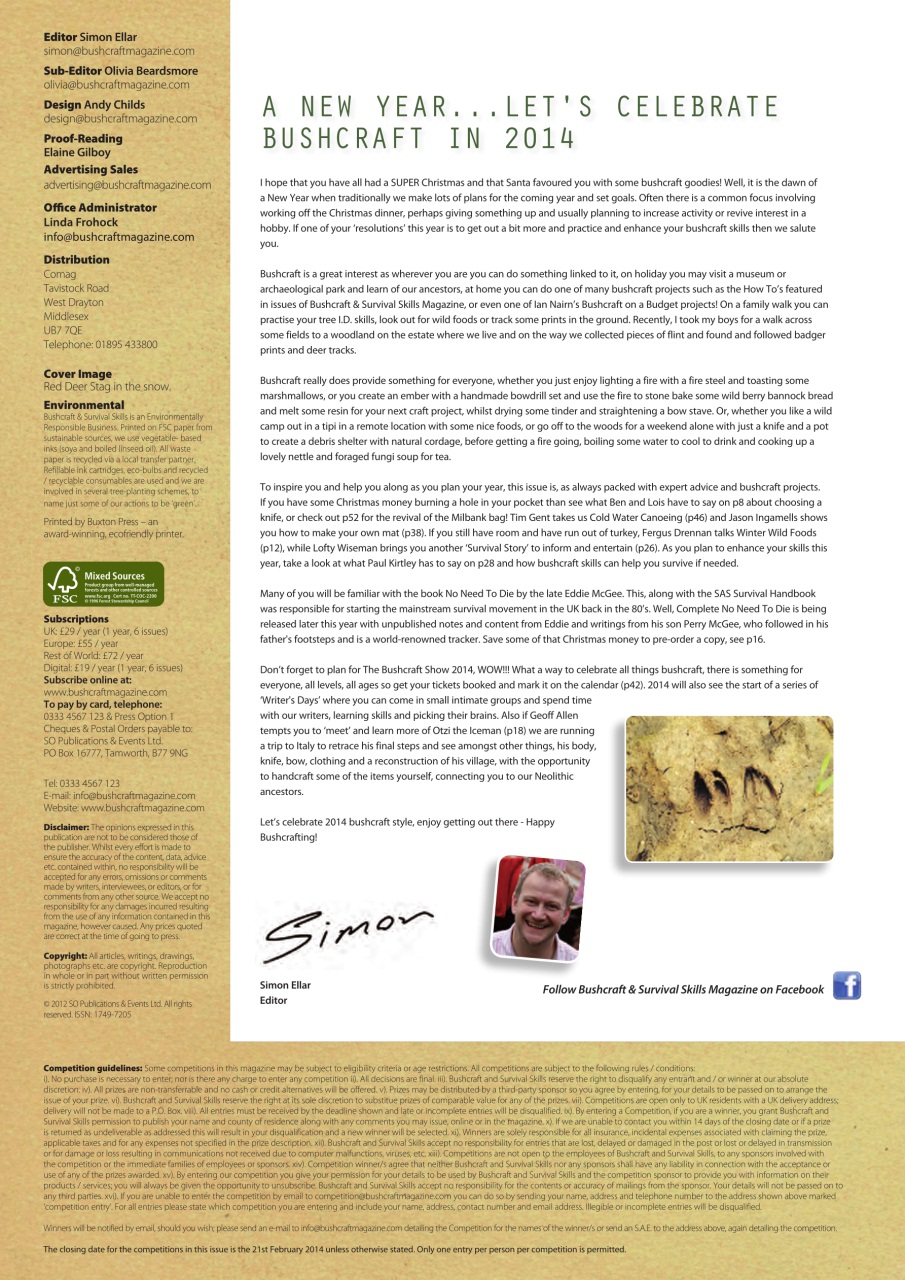 Bushcraft & Survival Skills Magazine Preview Pages