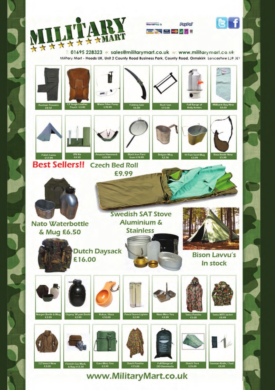 Bushcraft & Survival Skills Magazine Preview Pages