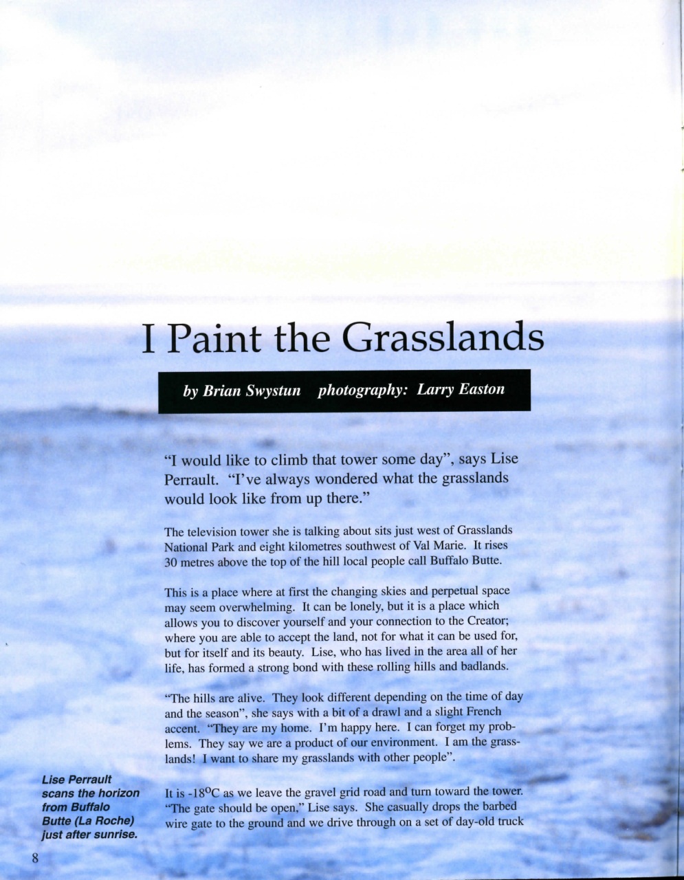 Prairies North Magazine Preview Pages