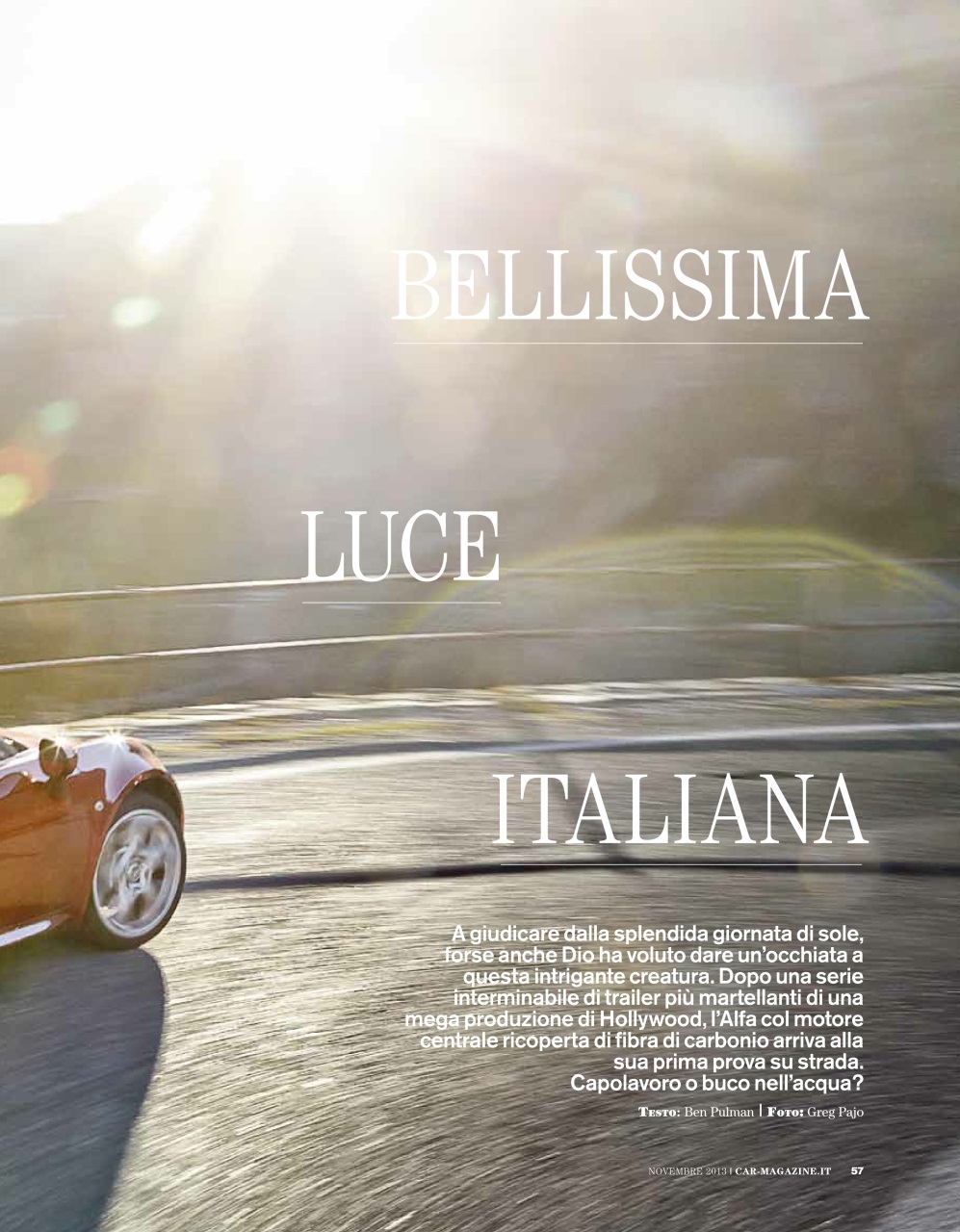 CAR magazine Italia Preview Pages