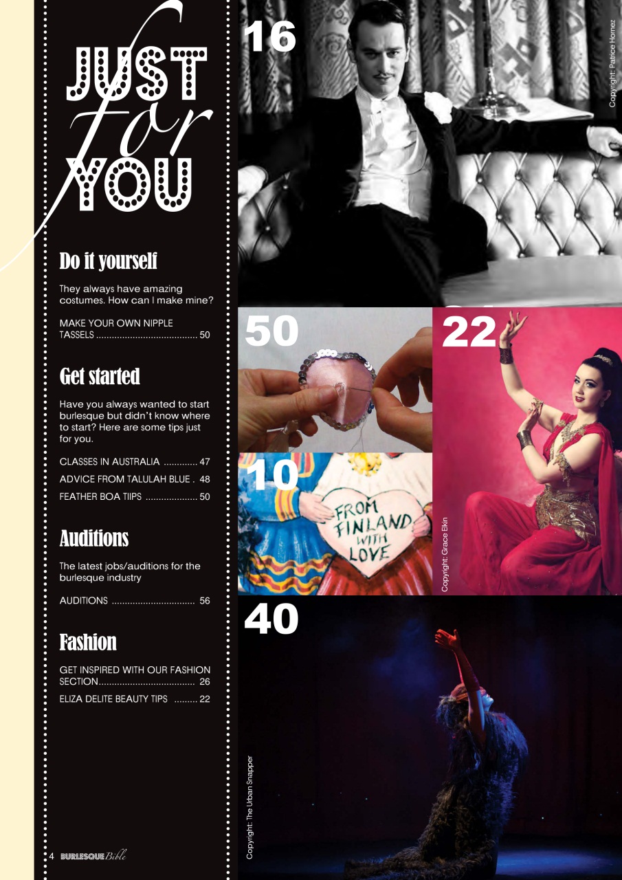 Burlesque Bible Preview Pages