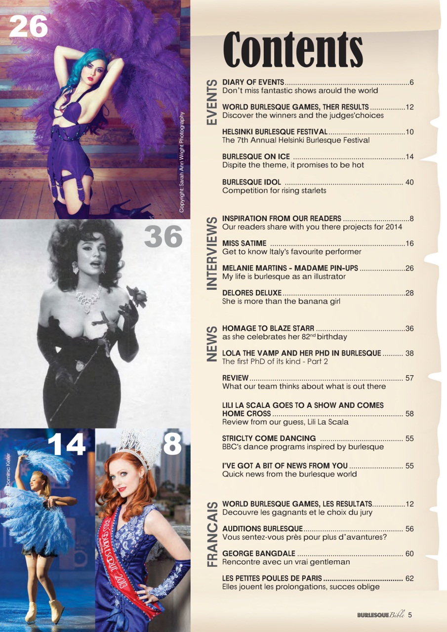 Burlesque Bible Preview Pages