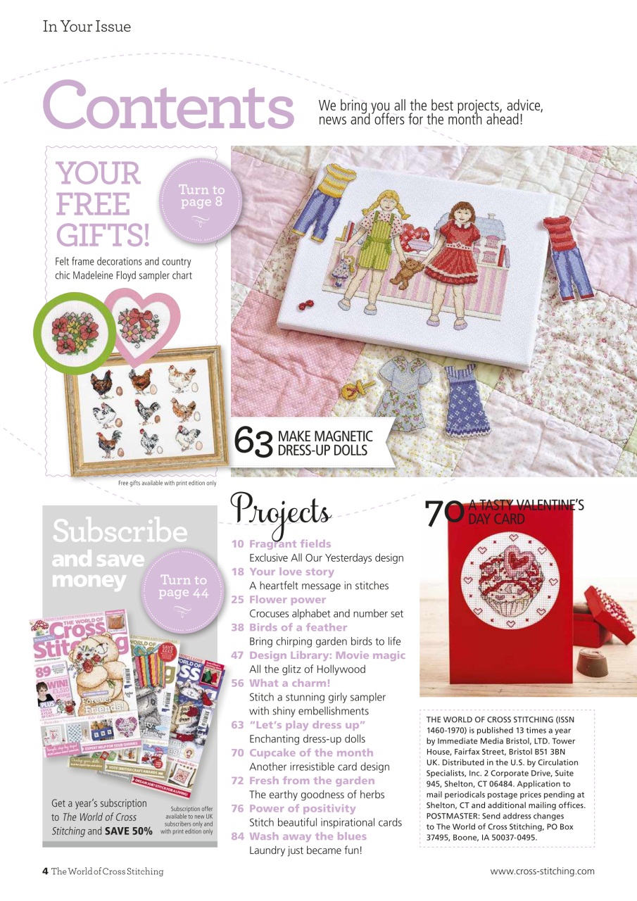 The World of Cross Stitching Preview Pages